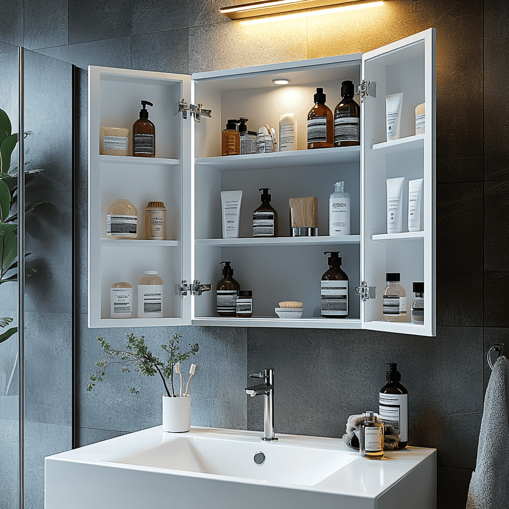 Medicine Cabinet in bathroom