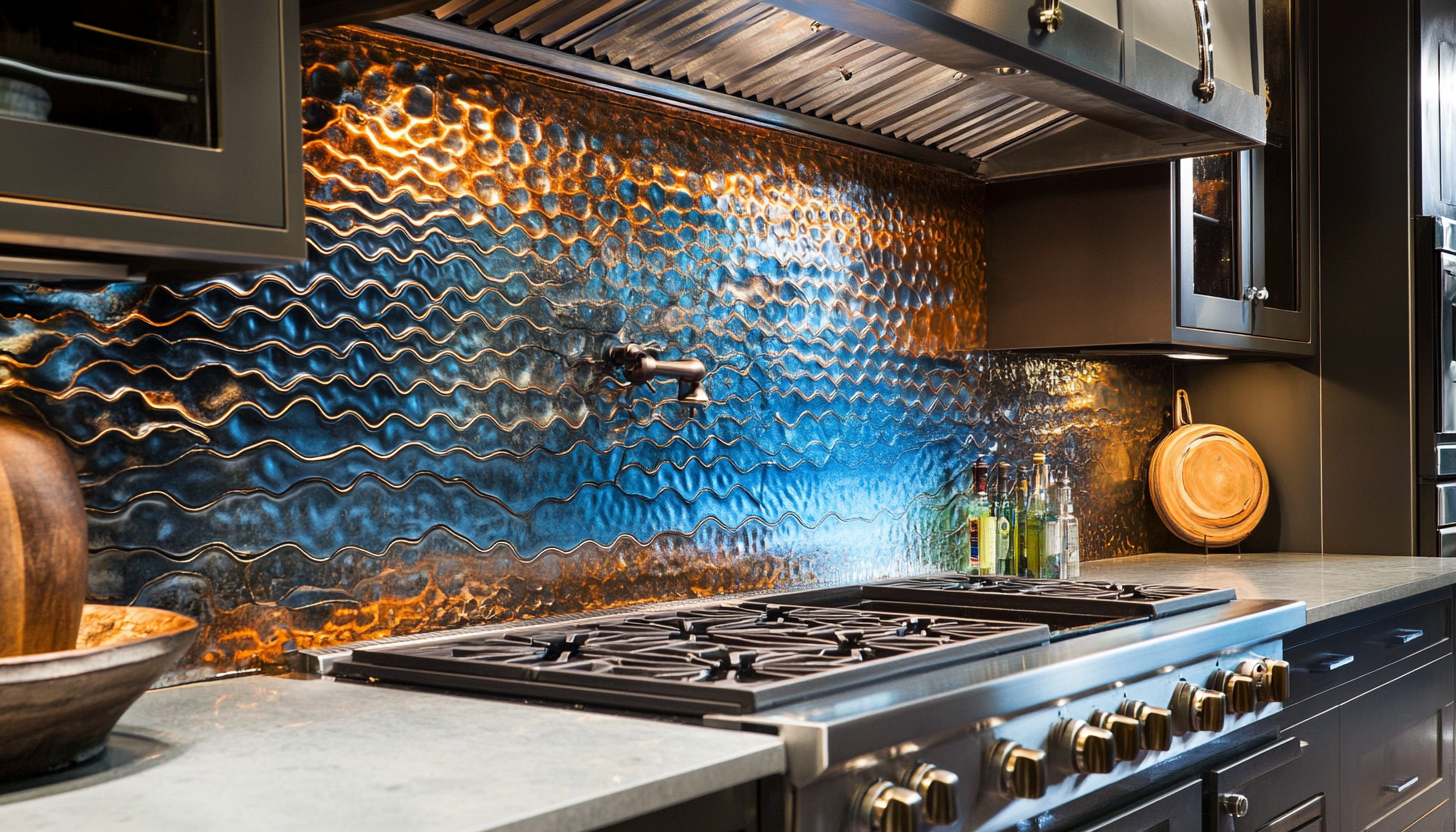 Metal Tile Kitchen NM
