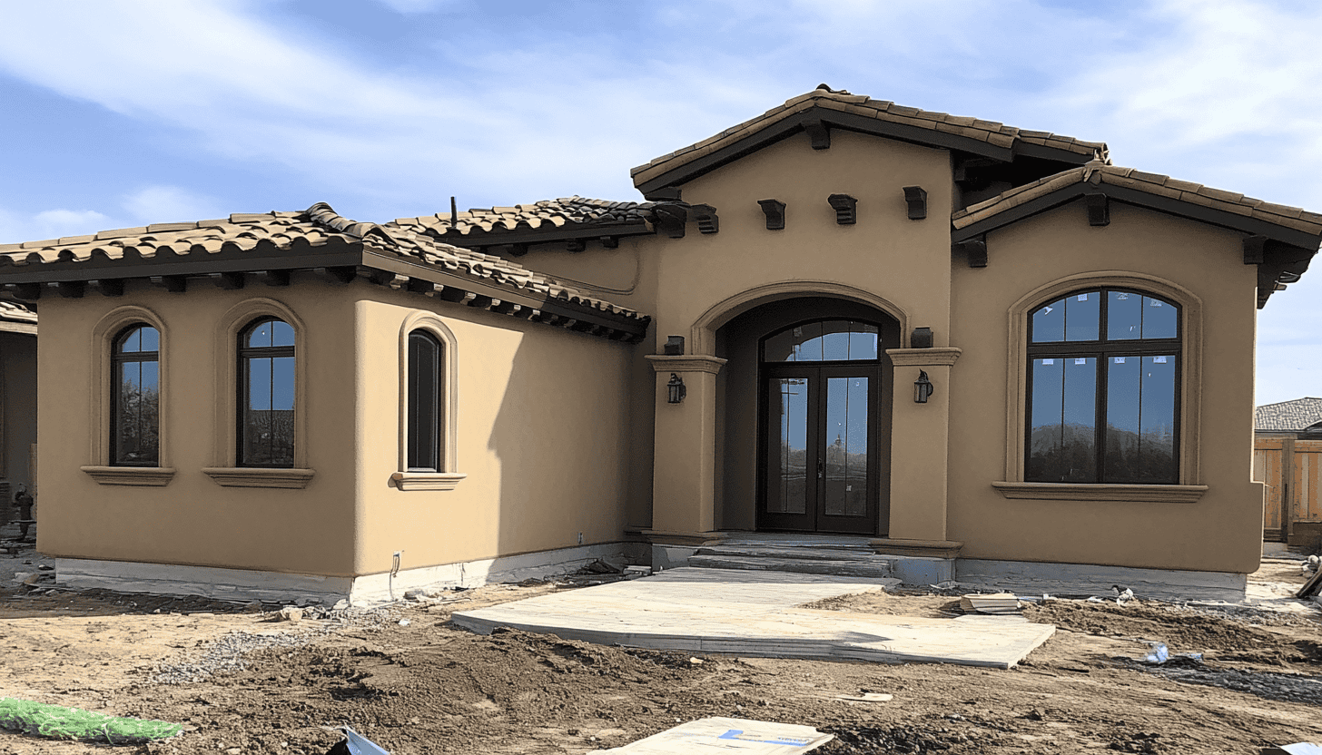 Mineral Finish Synthetic Stucco in New