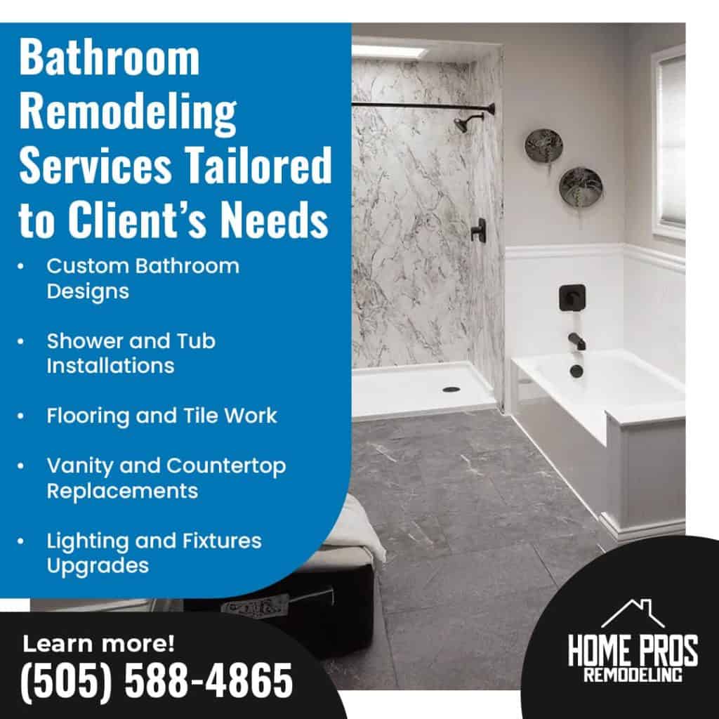 Bathroom Remodeling Services Tailored to Client's Needs