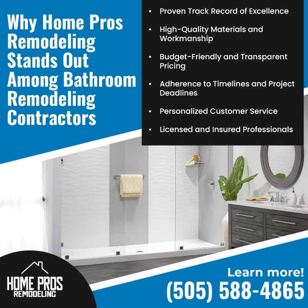 Why Home Pros Remodeling Stands Out Among Bathroom Remodeling Contractors