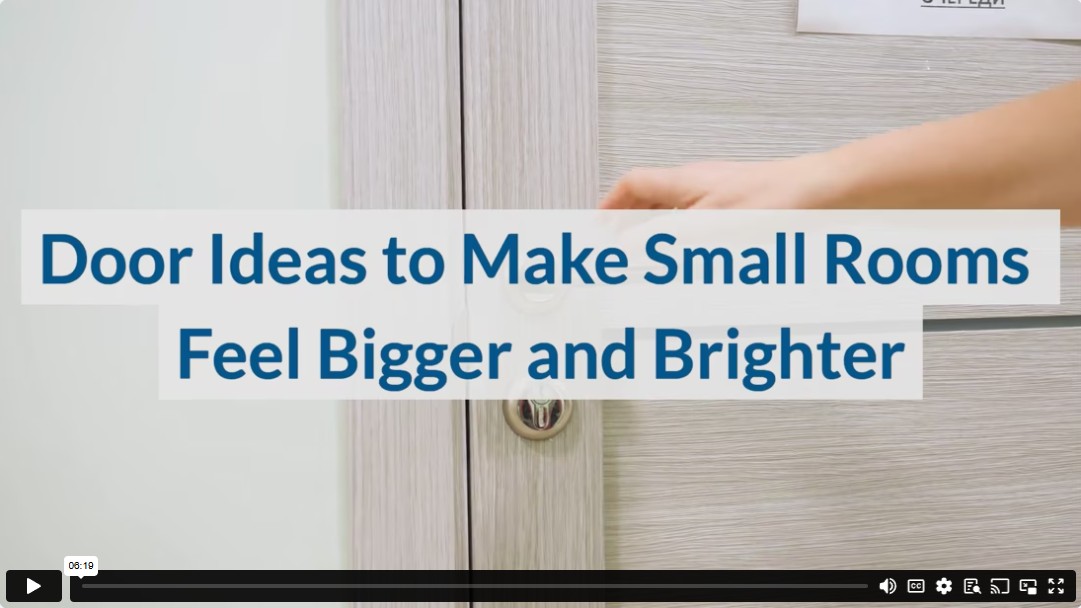 Door Ideas to Make Small Rooms Feel Bigger and Brighter